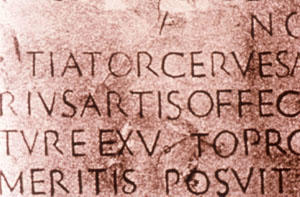 Inschrift der Römer